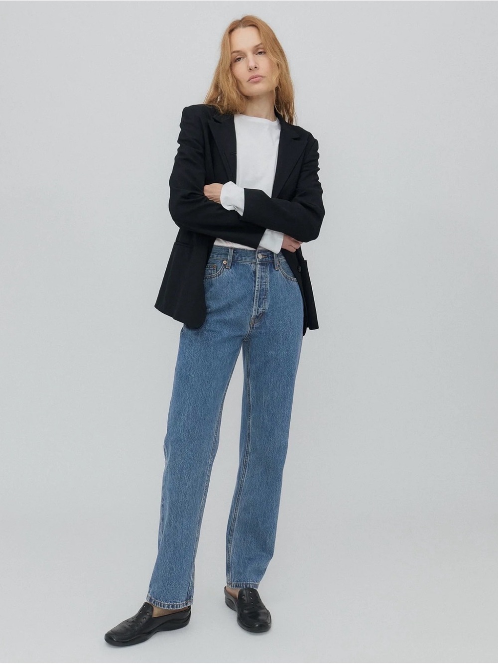 STILL HERE Women’s Childhood Jeans - Classic Blue - Size 28